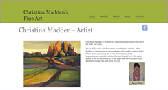 Desktop Screenshot of christinamadden.com